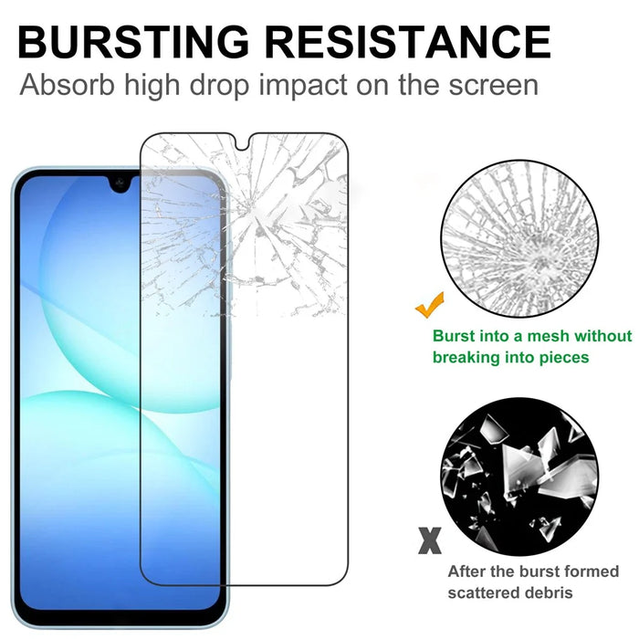 For Samsung Galaxy A18 5G Screen Protector 2.5D HD Tempered Glass Film (Not Complete Coverage) - Transparent - 4
