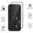 For iPhone 15 Pro Max AGC Glass Screen Protector Silk Printing Matte Full Glue Full Cover Film - Black - 2
