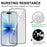 For iPhone 15 Pro Max AGC Glass Screen Protector Silk Printing Matte Full Glue Full Cover Film - Black - 4
