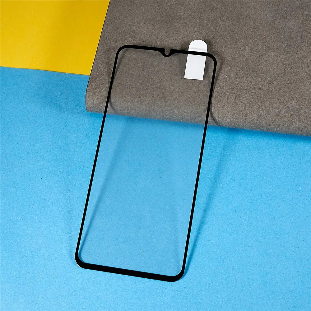 2PCS / Set For Samsung Galaxy A14 5G / A14 4G Anti-explosion Silk Printing Screen Protector Black Edge Full Glue Anti-fingerprint Full Cover Tempered Glass Film - 3