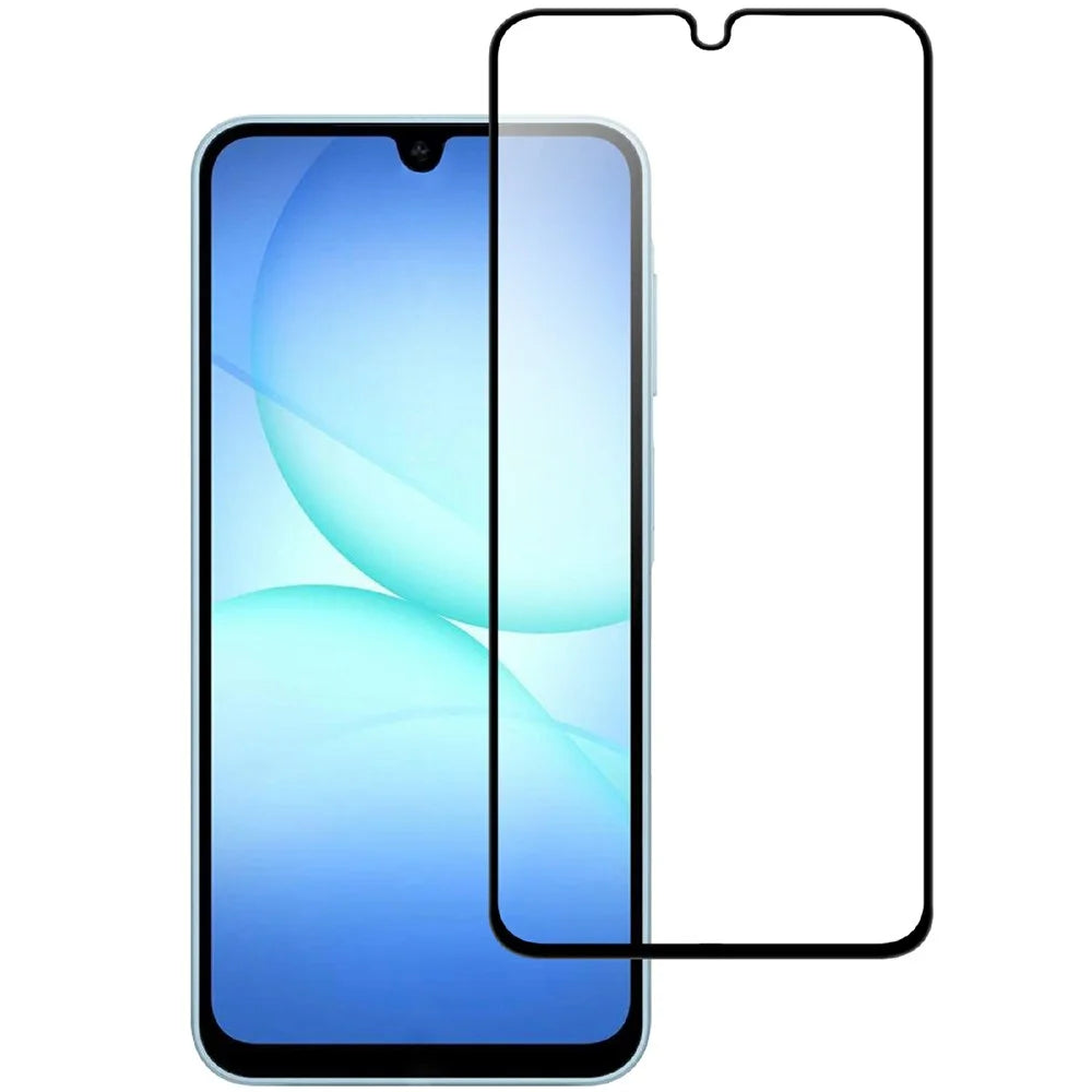 For Samsung Galaxy A08 5G AGC Tempered Glass with Black Edge Full Glue Full Coverage Screen Protector - 1