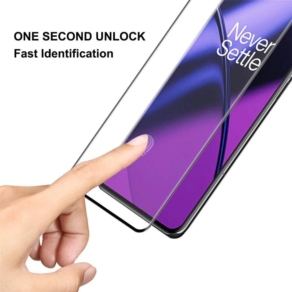 ENKAY HAT PRINCE 2Pcs / Set for OnePlus 11 5G Tempered Glass 0.26mm 3D Curved Hot Bending Full Covering Screen Protector Support Fingerprint Unlock - 4