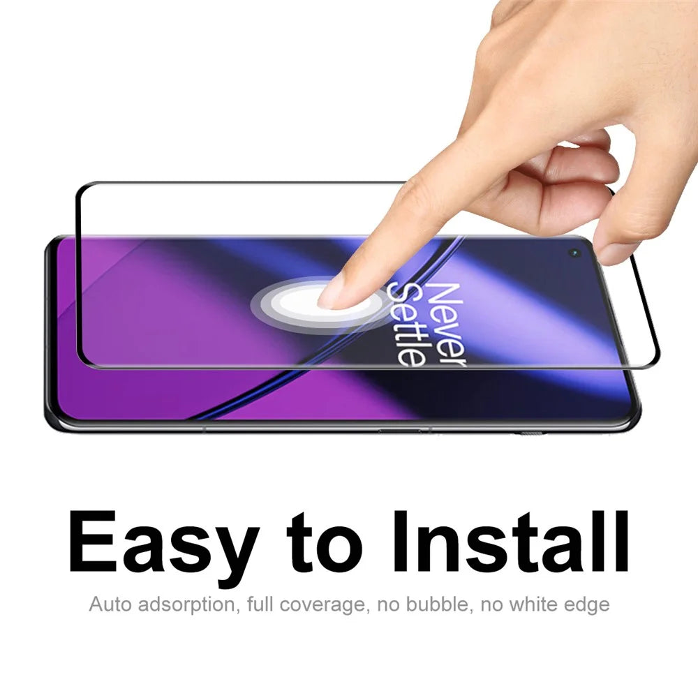 ENKAY HAT PRINCE 2Pcs / Set for OnePlus 11 5G Tempered Glass 0.26mm 3D Curved Hot Bending Full Covering Screen Protector Support Fingerprint Unlock - 6