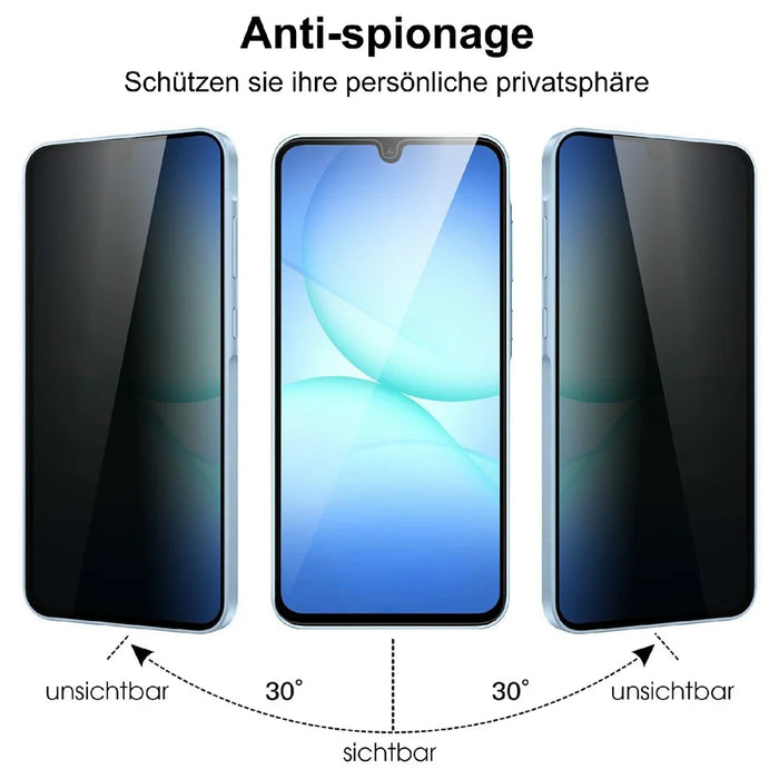 For Samsung Galaxy A08 5G Tempered Glass Screen Protector 2.5D Arc Edge Anti-Spy Film - 5