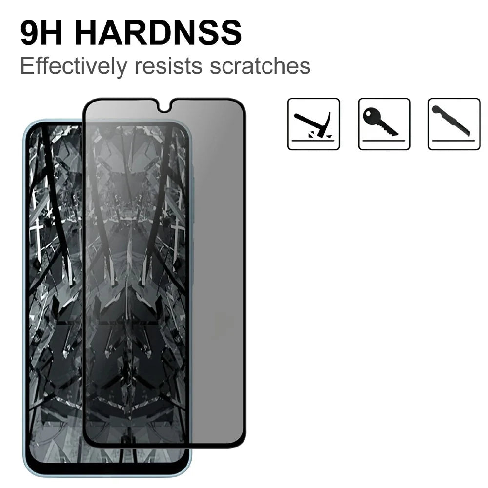 For Samsung Galaxy A18 4G / A18 5G Tempered Glass Screen Protector 2.5D Arc Edge Anti-Spy Film - 3