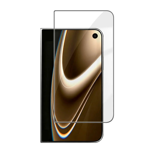 For iPhone Fold HD Full Screen Protector Silk Printing Black Edge High Aluminium-silicon Glass Film - Transparent - 1
