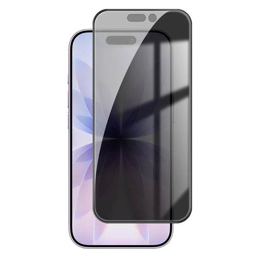 For iPhone 18 Anti Spy Privacy Full Screen Protector Black Edge High Aluminium-silicon Glass Film - Black - 1