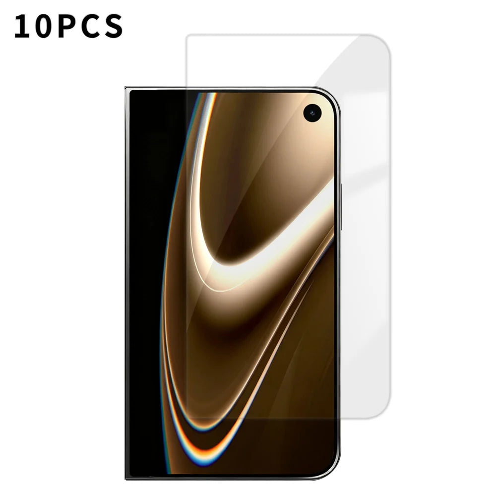 For iPhone Fold 10Pcs HD Screen Protector High Aluminium-silicon Anti-fingerprint Tempered Glass Film (Not Complete Covering) - Transparent - 1
