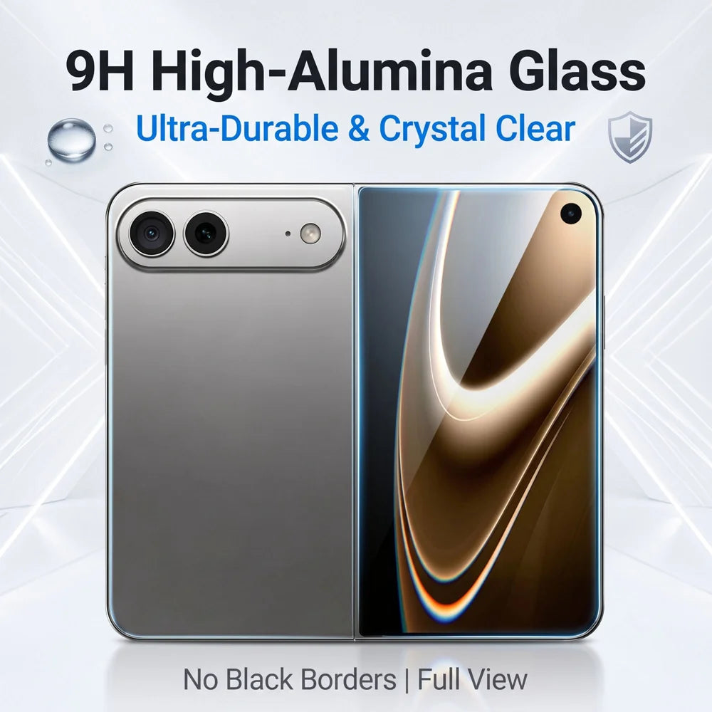 For iPhone Fold 10Pcs HD Screen Protector High Aluminium-silicon Anti-fingerprint Tempered Glass Film (Not Complete Covering) - Transparent - 2