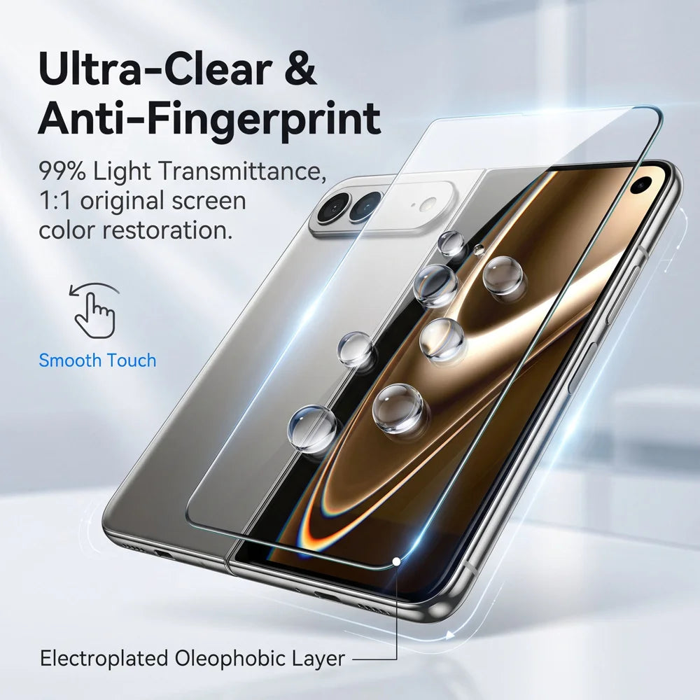 For iPhone Fold 10Pcs HD Screen Protector High Aluminium-silicon Anti-fingerprint Tempered Glass Film (Not Complete Covering) - Transparent - 3