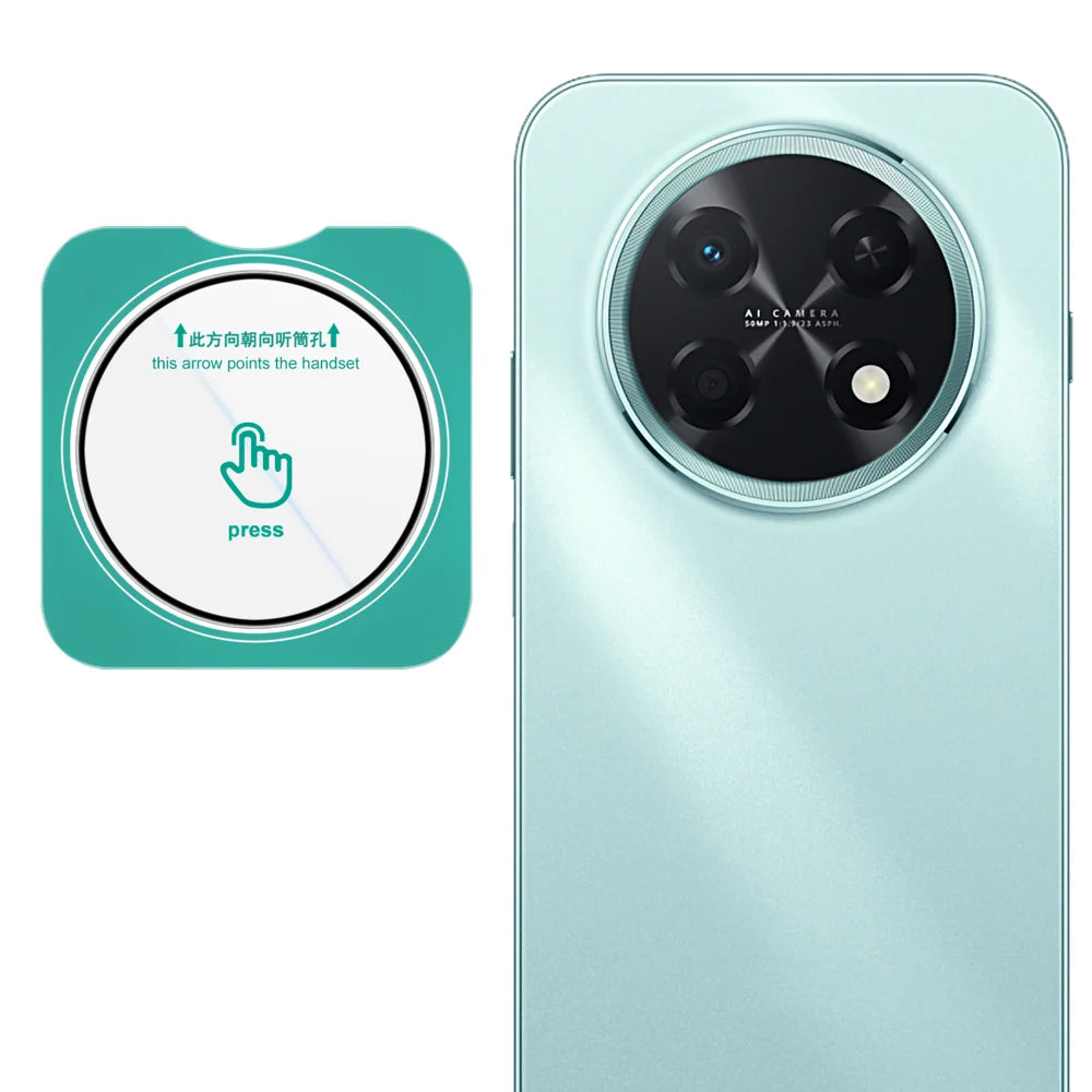 IMAK for Huawei Enjoy 90 Pro Max / Huawei nova 15 Max Camera Lens Protector Tempered Glass Full Cover Lens Film with Self Positioning Frame - Transparent - Transparent - 2