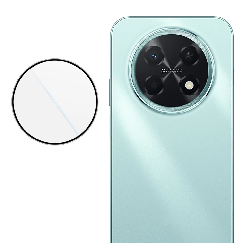 IMAK for Huawei Enjoy 90 Pro Max / Huawei nova 15 Max Camera Lens Protector Tempered Glass Full Cover Lens Film with Self Positioning Frame - Transparent - Transparent - 3