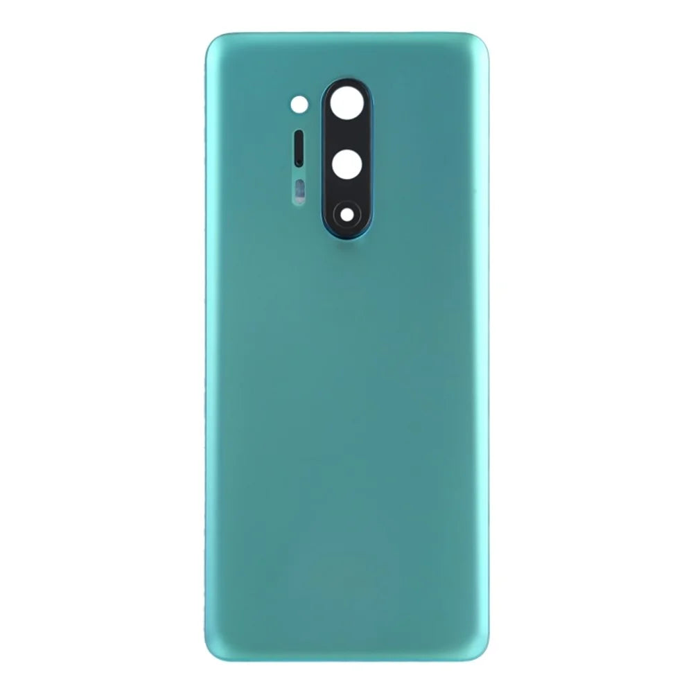 For OnePlus 8 Pro OEM Battery Housing with Adhesive Sticker + Camera Lens Cover - Green - 2