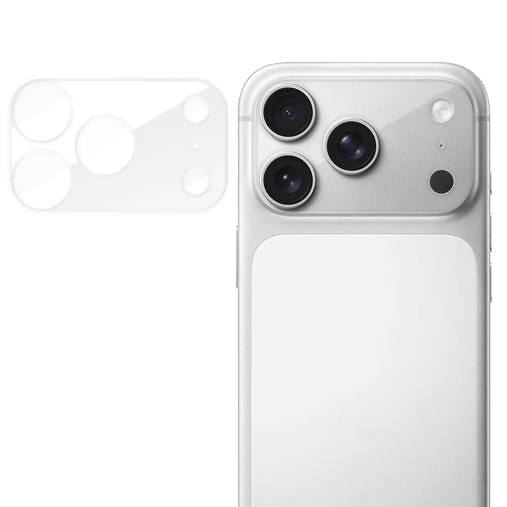 For iPhone 18 Pro Max Full Cover Camera Lens Protector High Definition Anti Fingerprint AR Tempered Glass Lens Film - Transparent - 1