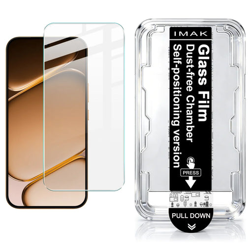 IMAK for OnePlus Turbo 6X Pro 5G H Series Tempered Glass Screen Protector Film with Dust-free Installation Tool - Transparent (NOT Complete Covering) (Fingerprint Unlock) - Transparent - 1
