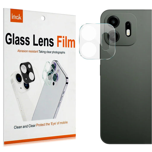 IMAK for OnePlus N6 4G Camera Lens Protector Slim Tempered Glass Full Coverage Lens Film - Transparent - 1