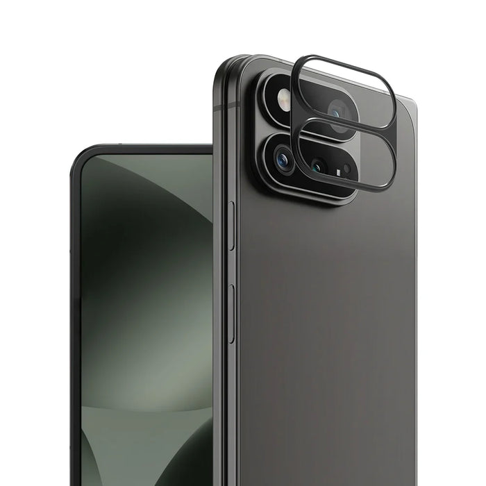 IMAK for Google Pixel 11 Pro Fold Metal Camera Lens Protector Lens Protective Cover - Black - 2