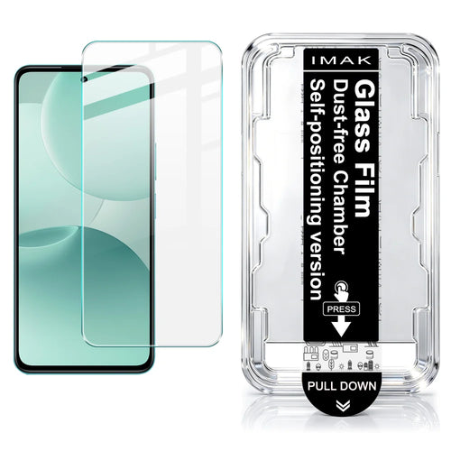 IMAK for OnePlus Turbo 6X 5G / OnePlus Nord CE6 Lite 5G H Series Tempered Glass Screen Protector Film with Dust-free Installation Tool - Transparent - 1
