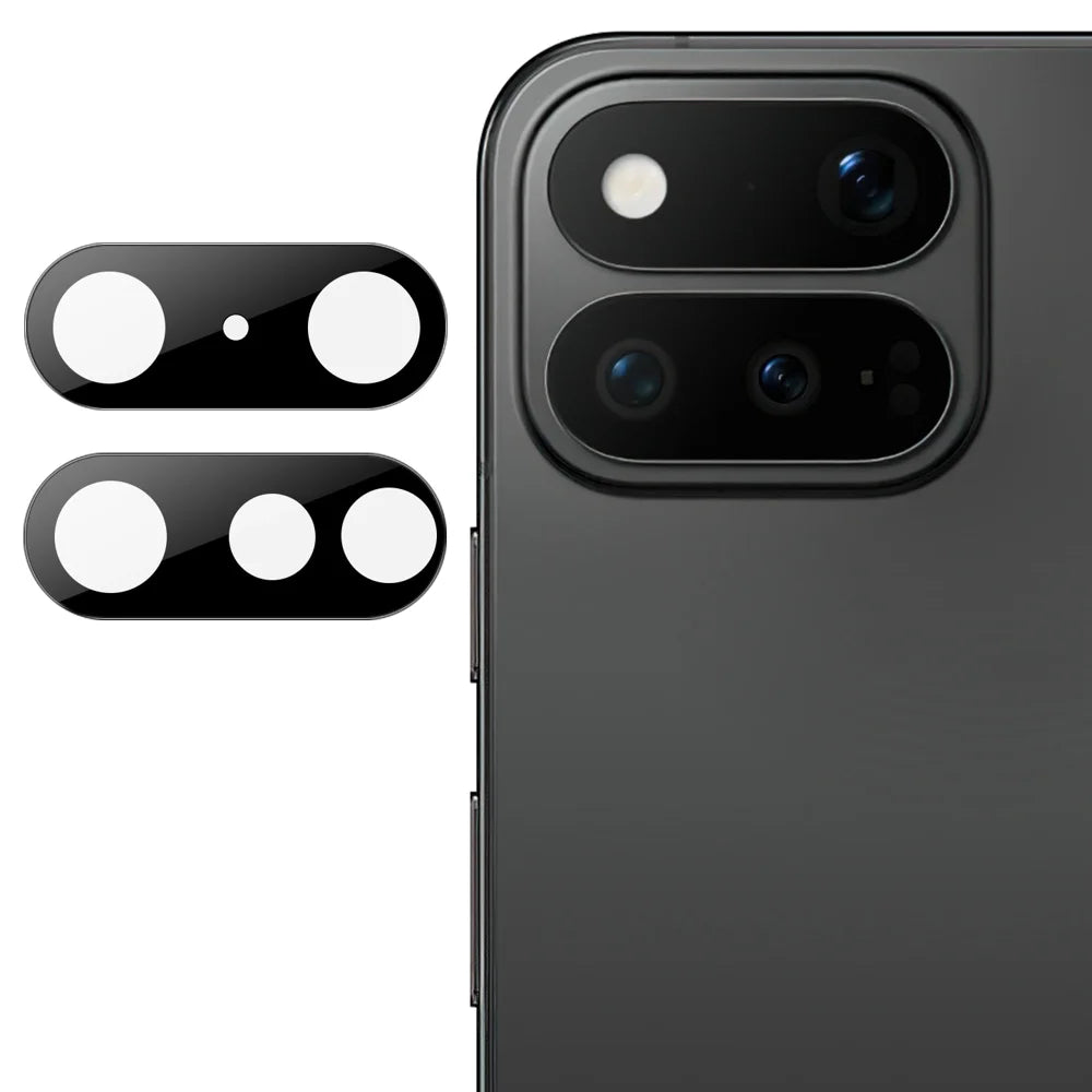 IMAK for Google Pixel 11 Pro Fold Camera Lens Protector Tempered Glass HD Clear Full Cover Lens Film - Black - 2