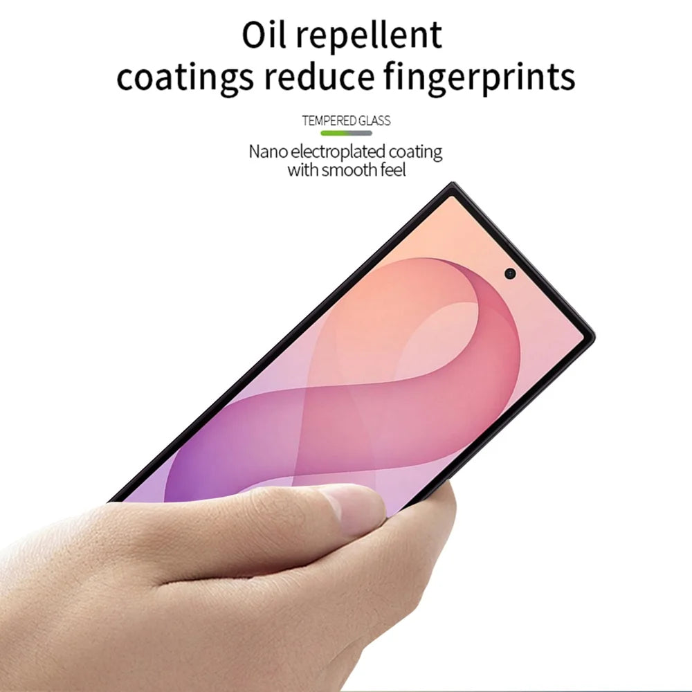 MOFI for Samsung Galaxy Z Fold8 Ultra Screen Protector 9H Full Glue Full Coverage High Aluminum-Silicon Glass Film - Black - 4
