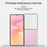 MOFI for Samsung Galaxy Z Flip8 Screen Protector 9H Full Glue Full Coverage High Aluminum-Silicon Glass Film - Black - 3