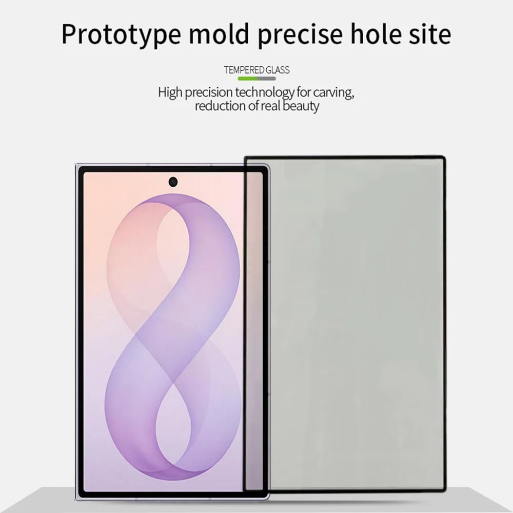 PINWUYO for Samsung Galaxy Z Fold8 Tempered Glass Film  JK Series-2 9H Full Glue Full Screen Protector - Black - 3