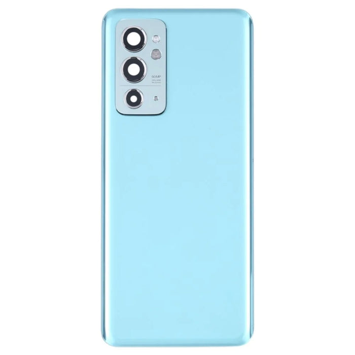 For OnePlus 9RT 5G OEM Battery Housing with Adhesive Sticker + Camera Lens Cover - Blue - 2