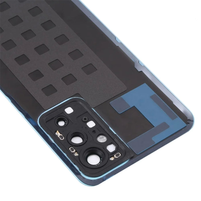For OnePlus 9RT 5G OEM Battery Housing with Adhesive Sticker + Camera Lens Cover - Blue - 5