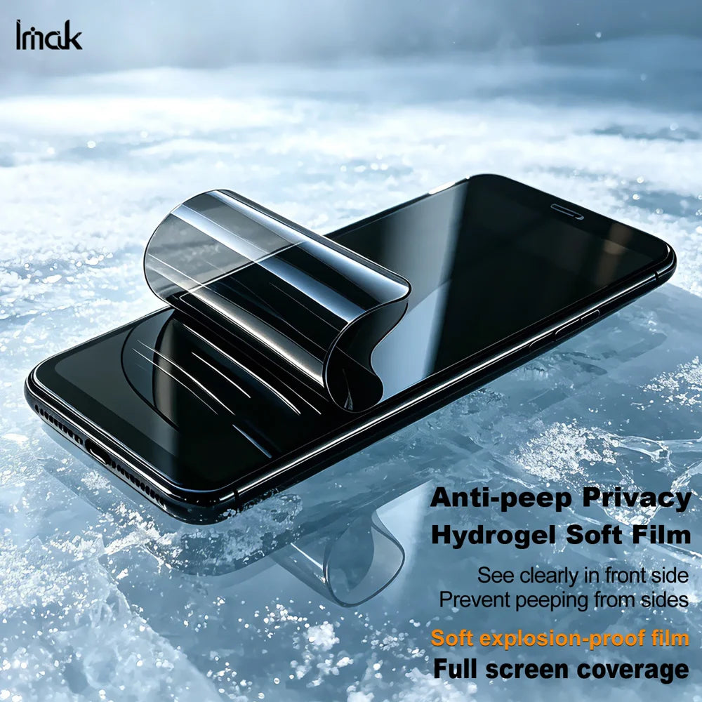 IMAK for Samsung Galaxy Z Fold8 Ultra Privacy Hydrogel Film III 1 Set Anti-Spy TPU Full Screen Film (Front Screen + Inner Large Screen) - As Shown - 4