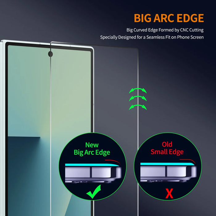 HAT PRINCE for Samsung Galaxy Z Fold8 Ultra ENKAY  5Pcs Screen Protector 9H Hardness Protective Film - Transparent - 4