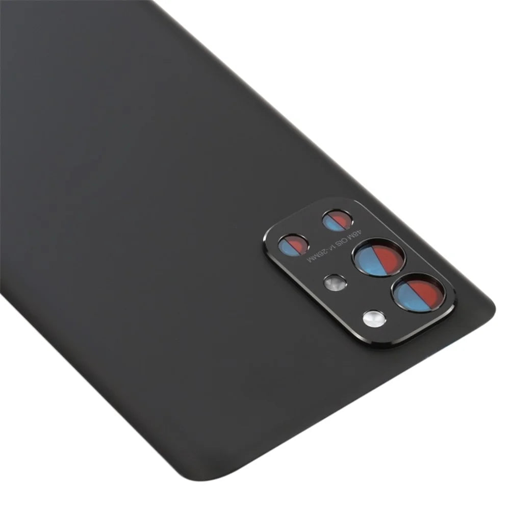 For OnePlus 9R OEM Battery Housing with Adhesive Sticker + Camera Lens Cover - Black - 4