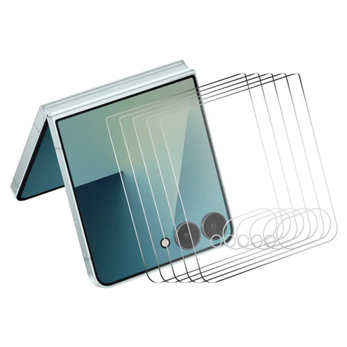 HAT PRINCE for Samsung Galaxy Z Flip8 ENKAY  5Pcs Screen Protector 9H Hardness Protective Film - Transparent - 1