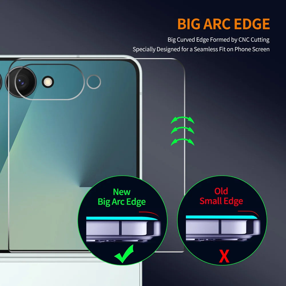 HAT PRINCE for Samsung Galaxy Z Flip8 ENKAY  5Pcs Screen Protector 9H Hardness Protective Film - Transparent - 4