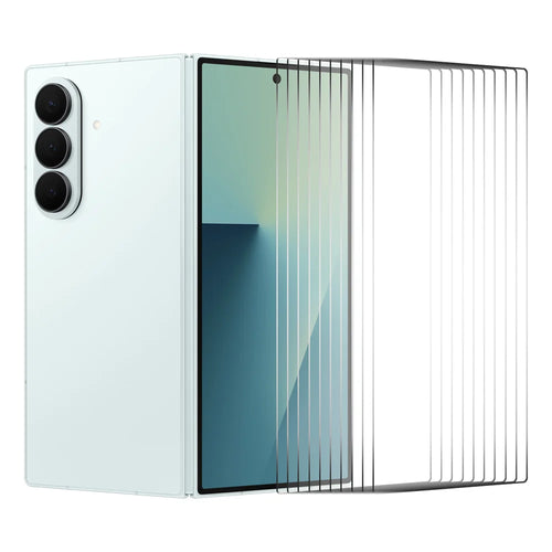 HAT PRINCE for Samsung Galaxy Z Fold8 Ultra ENKAY  10Pcs Screen Protector Anti-Fingerprint 9H Hardness Clear Film - Transparent - 1