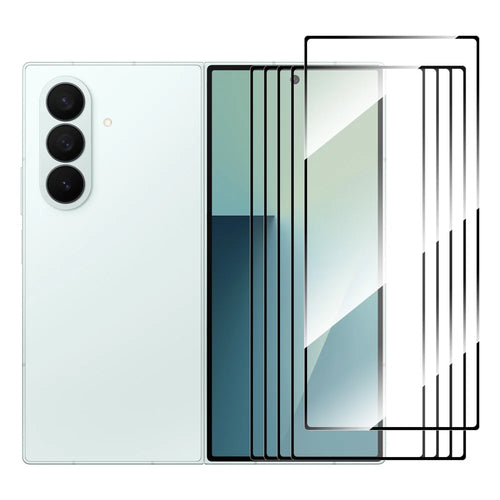 HAT PRINCE for Samsung Galaxy Z Fold8 Ultra ENKAY  5Pcs Screen Protector 0.26mm Silk Printing High Aluminium-Silicon Glass Film - Transparent - 1