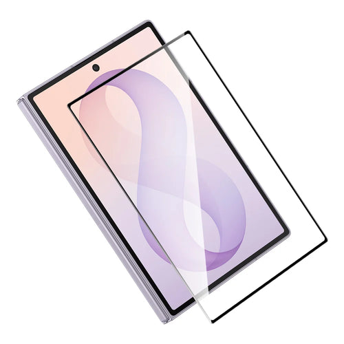 HAT PRINCE for Samsung Galaxy Z Fold8 ENKAY  Screen Protector 9H Silk Printing 0.26mm Full Glue Full Coverage Tempered Glass Film - Transparent - 1