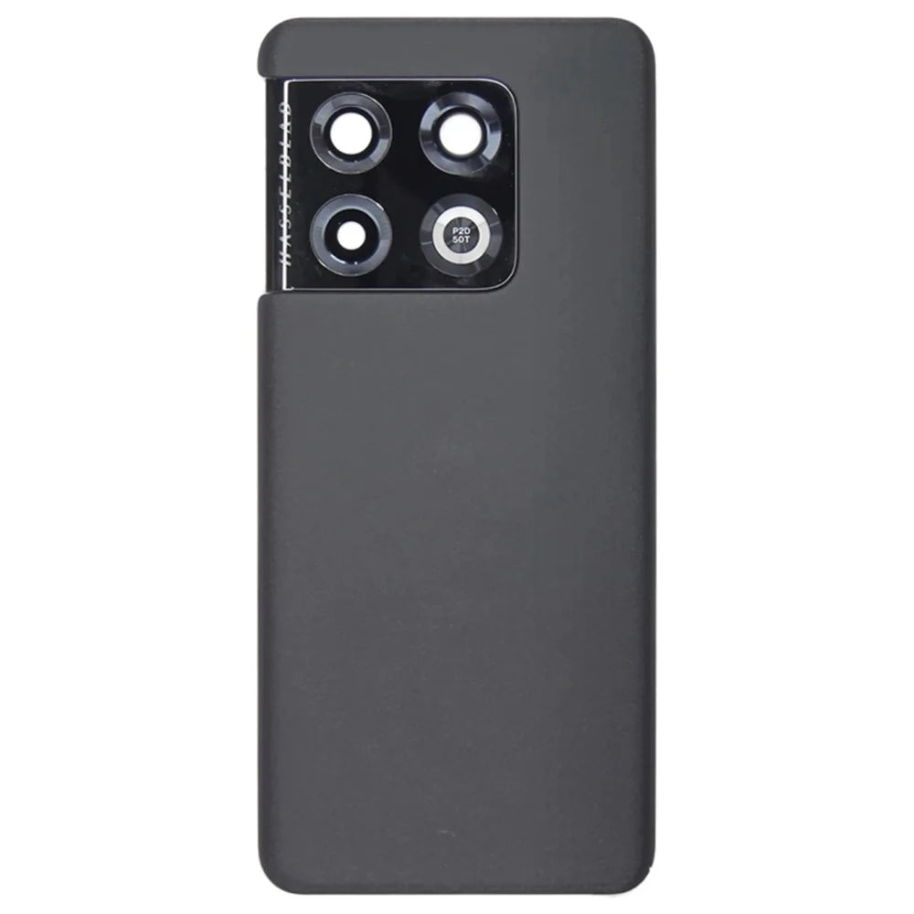 For OnePlus 10 Pro 5G OEM Battery Housing with Adhesive Sticker + Camera Lens Cover - Black - 2