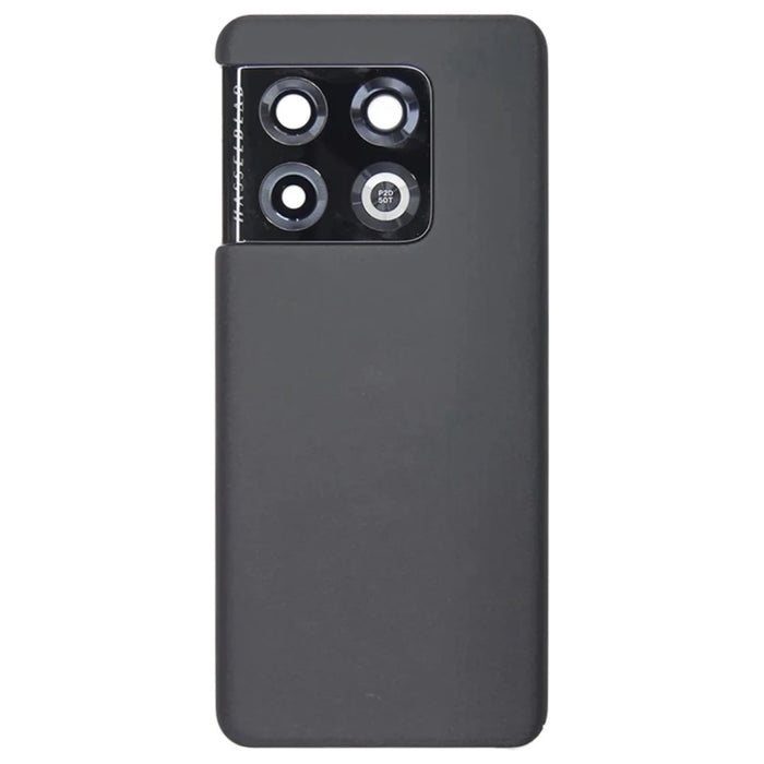 For OnePlus 10 Pro 5G OEM Battery Housing with Adhesive Sticker + Camera Lens Cover - Black - 2