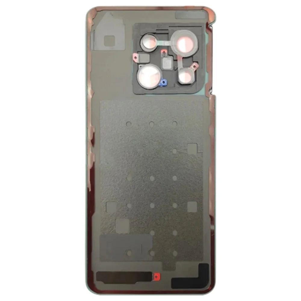 For OnePlus 10 Pro 5G OEM Battery Housing with Adhesive Sticker + Camera Lens Cover - Black - 3