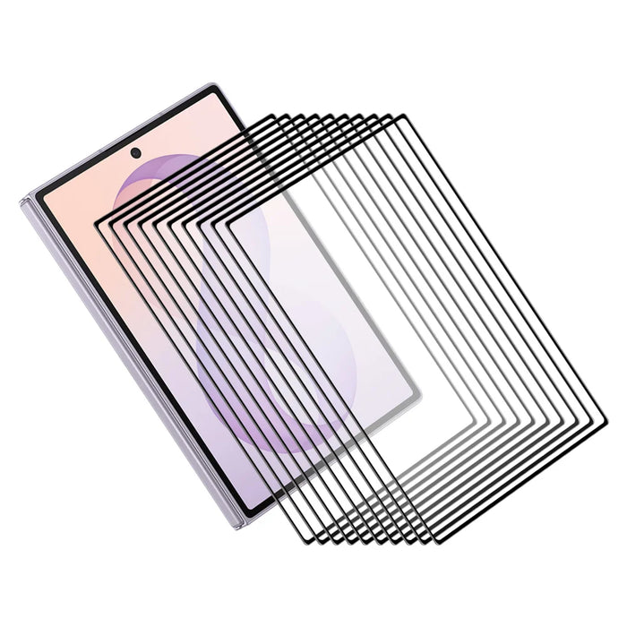 HAT PRINCE for Samsung Galaxy Z Fold8 ENKAY  10Pcs Screen Protector Full Glue Silk Printing Complete Covering - Transparent - 1