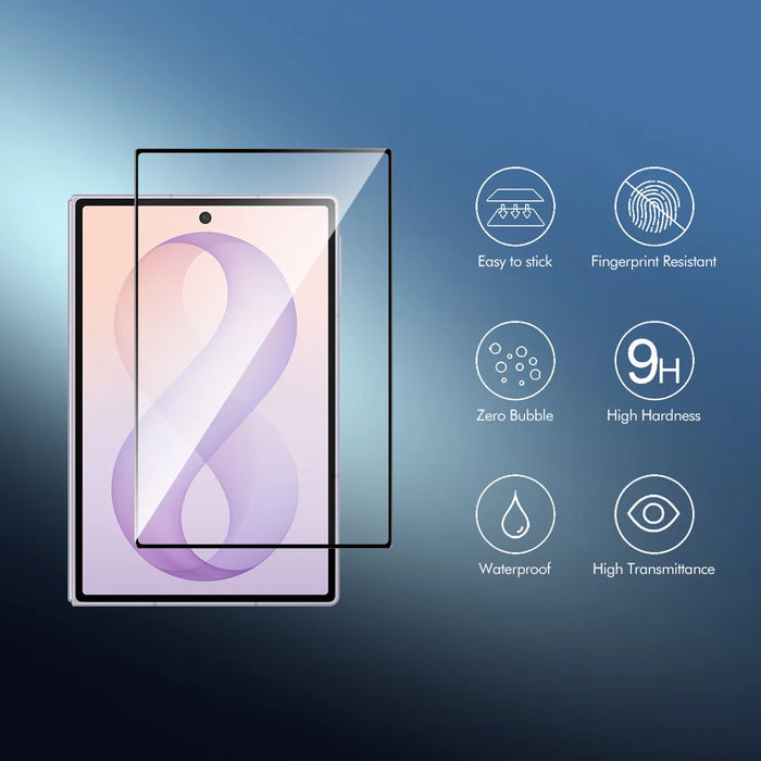 HAT PRINCE for Samsung Galaxy Z Fold8 ENKAY  10Pcs Screen Protector Full Glue Silk Printing Complete Covering - Transparent - 2