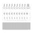 HAT PRINCE for Samsung Galaxy Z Fold8 ENKAY  10Pcs Screen Protector Full Glue Silk Printing Complete Covering - Transparent - 5