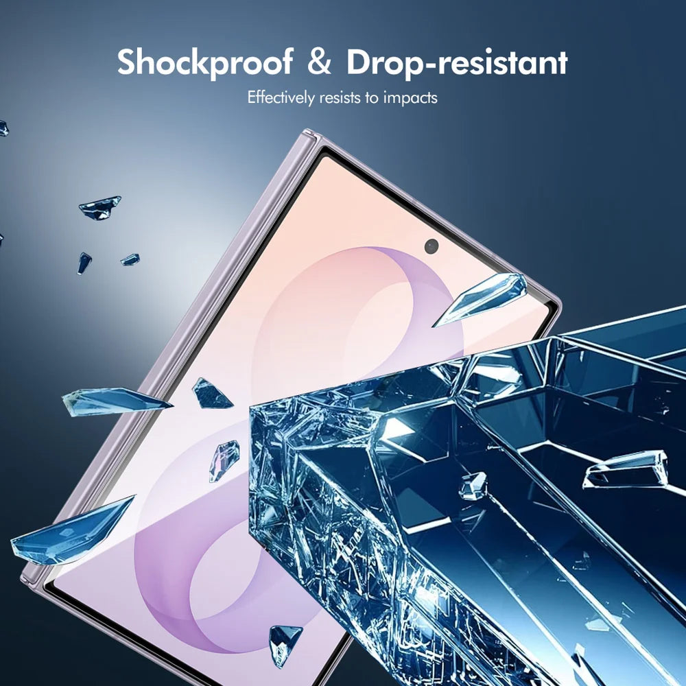HAT PRINCE for Samsung Galaxy Z Fold8 ENKAY  5Pcs Screen Protector 0.26mm Silk Printing High Aluminium-Silicon Glass Film - Transparent - 4