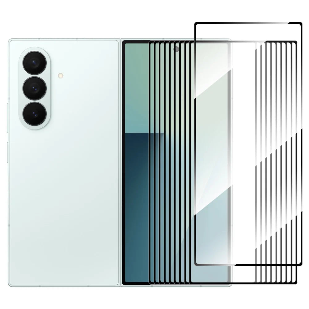 HAT PRINCE for Samsung Galaxy Z Fold8 Ultra ENKAY  10Pcs Screen Protector Full Glue Silk Printing Complete Covering - Transparent - 1