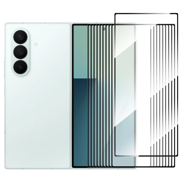 HAT PRINCE for Samsung Galaxy Z Fold8 Ultra ENKAY  10Pcs Screen Protector Full Glue Silk Printing Complete Covering - Transparent - 1