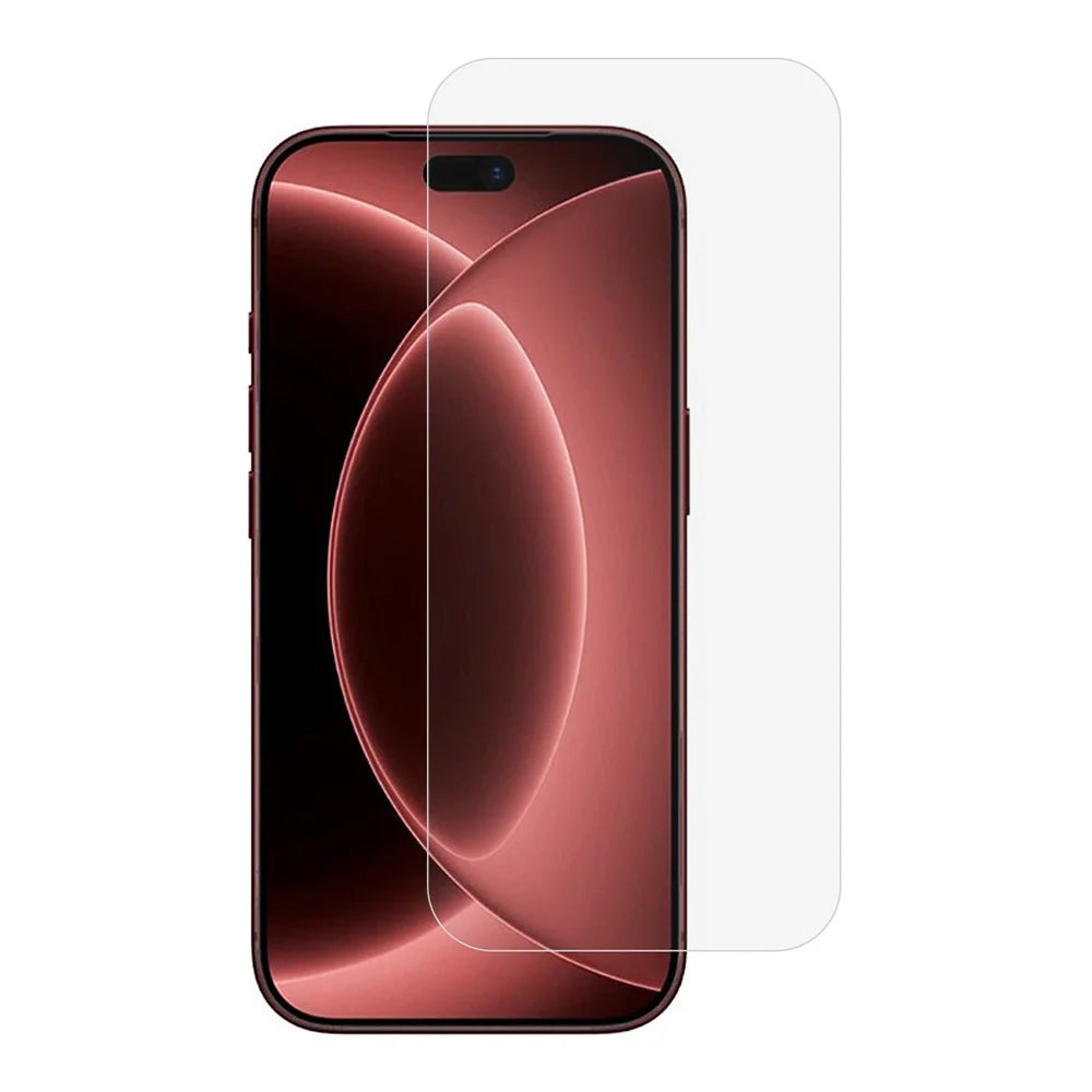 For iPhone 18 Pro Max Screen Protector 2.5D High Aluminium-Silicon Glass Film Electroplated Coating (Not Complete Covering) - Transparent - 1
