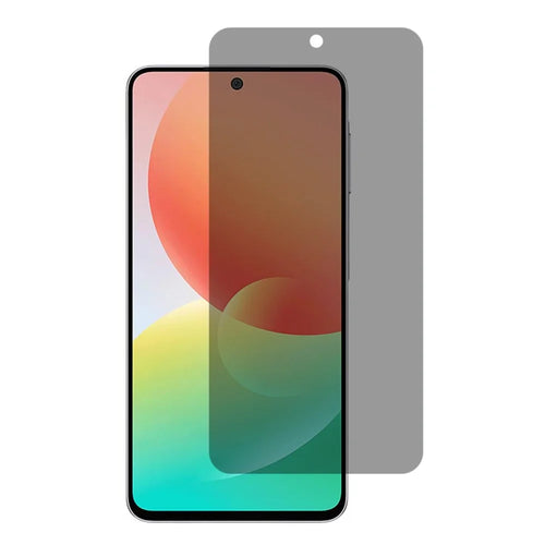 For Samsung Galaxy M47 5G 2.5D Arc Edge Anti Spy Full Screen Protector Full Glue High Aluminium-silicon Glass Film - Black - 1