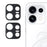 2Pcs For Oppo Reno16 Pro 5G (Global) Full Coverage Camera Lens Protector Silk Printing Tempered Glass Lens Film 3D Arc Edge - Black - 1
