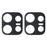 2Pcs For Oppo Reno16 Pro 5G (Global) Full Coverage Camera Lens Protector Silk Printing Tempered Glass Lens Film 3D Arc Edge - Black - 2