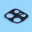 2Pcs For Oppo Reno16 Pro 5G (Global) Full Coverage Camera Lens Protector Silk Printing Tempered Glass Lens Film 3D Arc Edge - Black - 5
